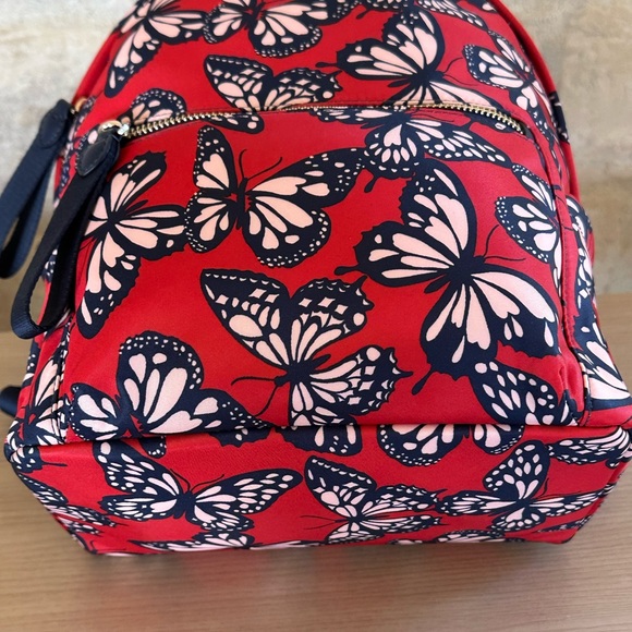 Kate Spade Butterfly Medium Chelsea Nylon Backpack&wallet NWT Authentic - Picture 10 of 15